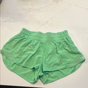 lululemon athletica Mint Green Running Shorts